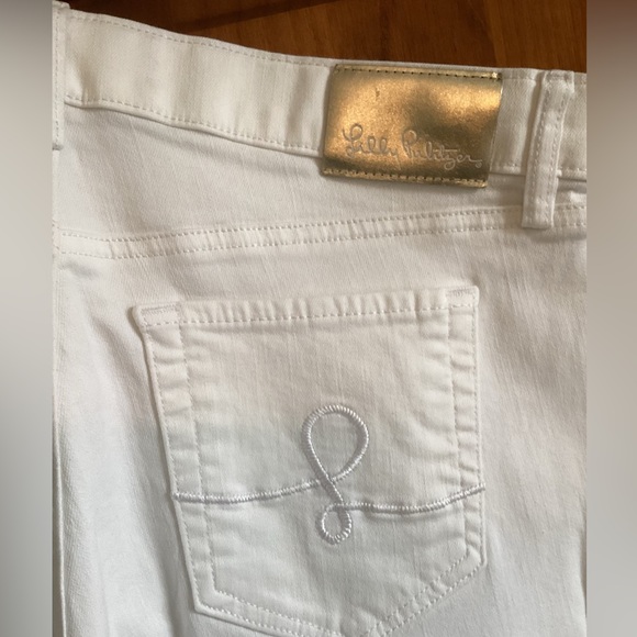 Lilly Pulitzer 29” South Ocean High Rise Skinny Pant, Size 10 - Picture 5 of 6